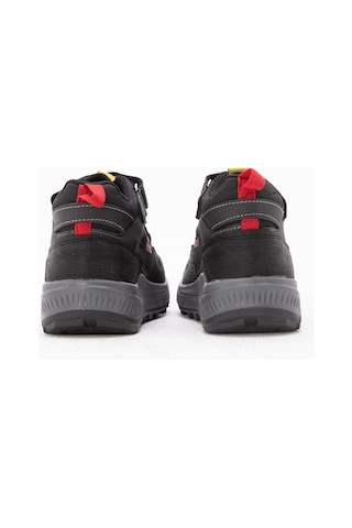 Slazenger KENZIE Çocuk Cırt Cırtlı Siyah / Kırmızı Bot