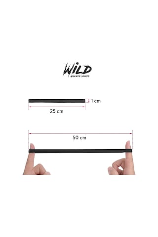 Wild Athletic Kaydırmaz Spor Elastik Saç Bandı Tokası Beşli