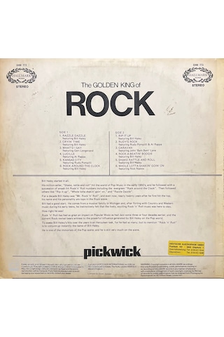 The Golden King Of Rock Bill Halley Lp Plak