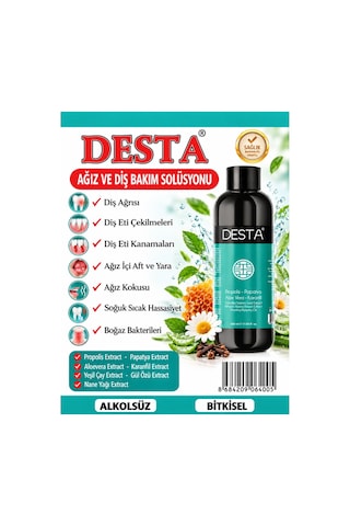 Desta Ağız Ve Diş Bakım Solüsyonu 2 Adet