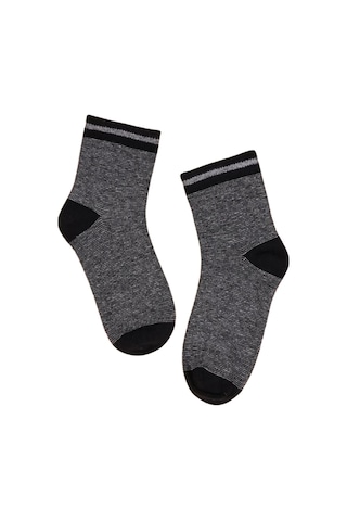 Erkek Çocuk Çorap Soket 4 Çift Siyah-lacivert-kahve-yeşil-1884 ÇoK Renkli