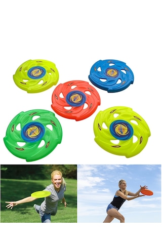 Frizbi Fırlatma Diski 5-li Set 24 Cm Bahçe Plaj Kumsal Oyuncağı