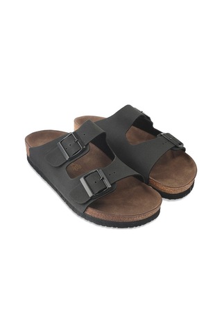 Slazenger LENS Erkek  Siyah Nubuk Terlik