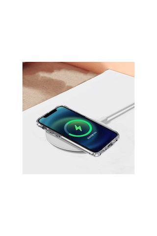 Apple Iphone 13 Ile Uyumlu Kılıf Mag-safe Destekli Şeffaf Koruyucu Kapak Col176280-şeffaf