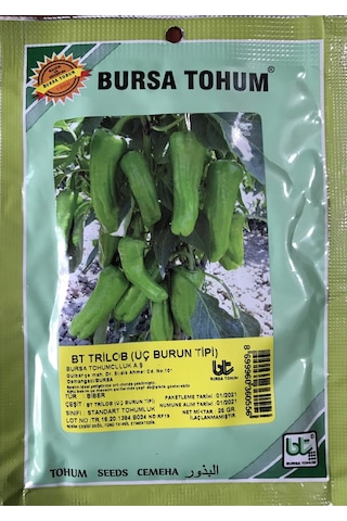 Biber Tohumu Trilob Üç Burun 25 GR Ort3000 Adet Tohum