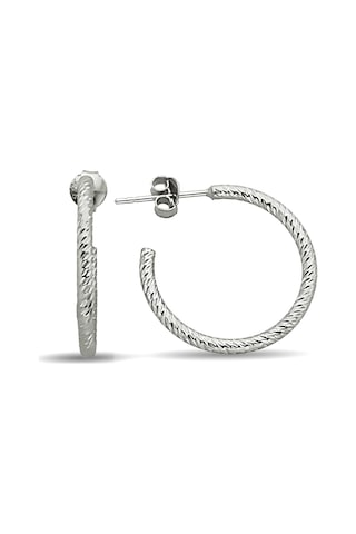 Argentum Concept - Gümüş Burma Halka Küpe - K093401