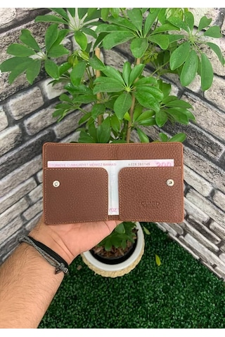 Guard Taba Patlı Tasarım Deri Kartlık Çok Renkli