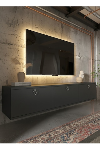 Resital Tv Ünitesi S1836-4 Antrasit Antrasit