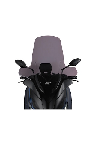 GP Kompozit Yamaha XMAX 250 / 300 / 400 2018-2023 Uyumlu Elcikli Ön Cam Füme