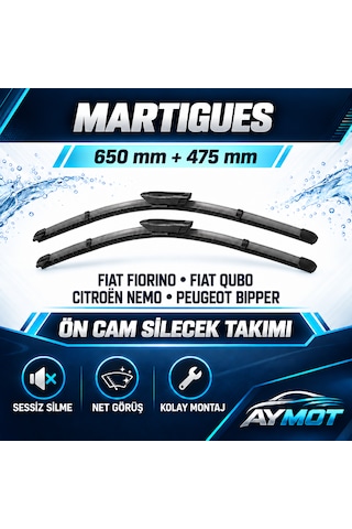 Martigues Fiat Fiorino Citroen Nemo Peugeot Bipper Ön Muz Silecek Takımı
