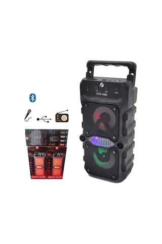 KTS-1096 Taşınabilir Kablosuz Bluetooth Hoparlör