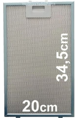 Lc65ka670/02 Siemens Uyumlu Ankastre Davlumbaz Aspiratör Alüminyum Yağ Süzgeç Tel Kaset Filtre