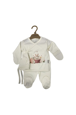 Ciccim Baby 3lü Takım Sihirli Tavşan Naturel-11105 Ekru