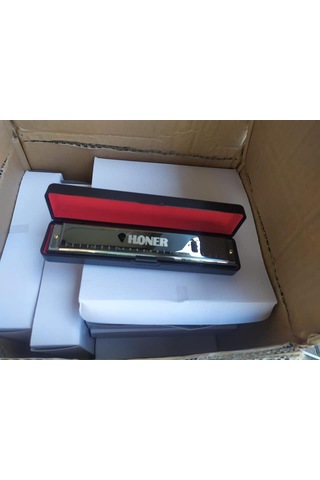 Honer 24 Delikli Özel Kutulu  Harmonika-24 Delik Mızıka