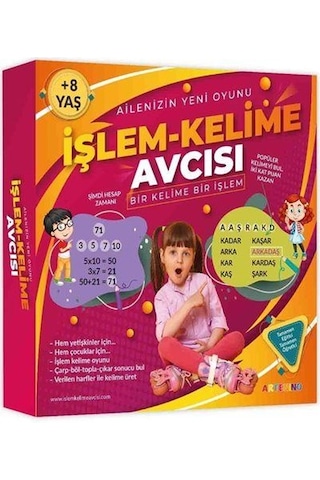 İşlem Kelime Avcısı Oyunu İşlem Kelime Avcısı Oyunu