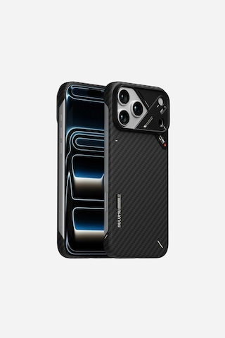 Apple iPhone 17 Pro Max Uyumlu Ultra Slim Magsafe Destekli Isı Dağıtıcı Aramid Fiber Kılıf A17 Şeffaf