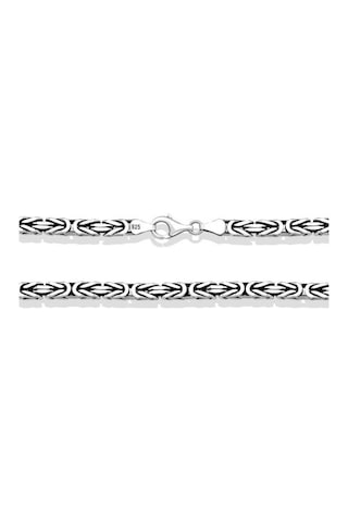 Gümüş Kral Zincir - 3 Mm Köşeli (528843590)