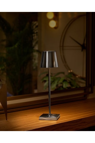 Madame Coco Bonar Dokunmatik Abajur Abjr000000001510x10x38 Cm-gümüş Diğer