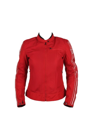 Venom Motosiklet Kadın Montu Yazlık Jessy Fileli Red Motorcu Mont