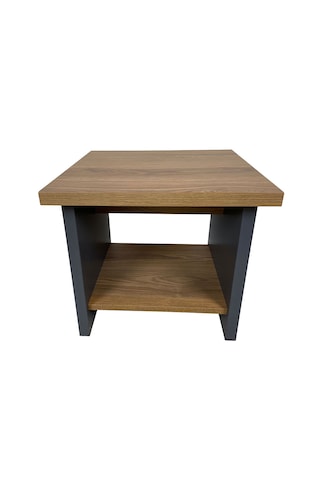 Goldsit Standart Sehpa 50 50 Cm Ud - Antrasit Açık Ceviz