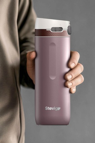 Stevig 4 Action Trigger-control Çelik Termos 500 Ml Twilight Mauve St-230 Gülkurusu