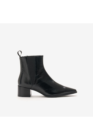 Black Bot Kadın 65s5 Frau Ortıseı Ankle Boot Wıth Heel siyah