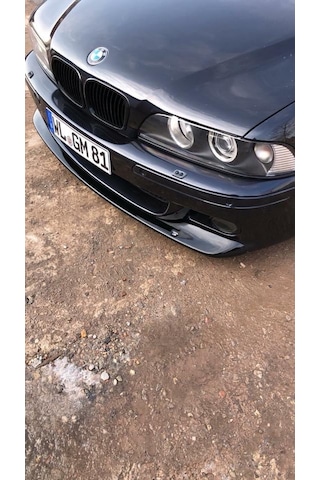 Bmw E39 Ön Ek - Bmw E39 Ön Lip - Plastik - Parlak Siyah