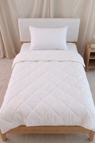 Softhome Primera Microfiber Yorgan Tek Kişilik Beyaz