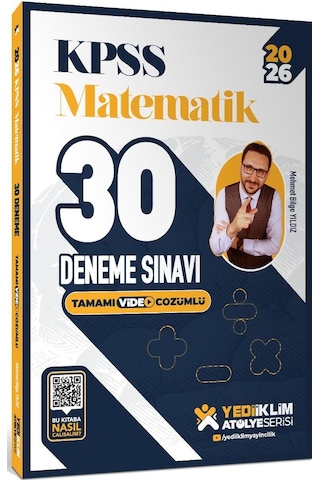 Yediiklim 2026 Kpss Atölye Serisi Matematik 30 Deneme Sınavı Tamamı Video Çözümlü Yediiklim 2026 Kpss Atölye Serisi Matematik 30 Deneme Sınavı Tamamı Video Çözümlü