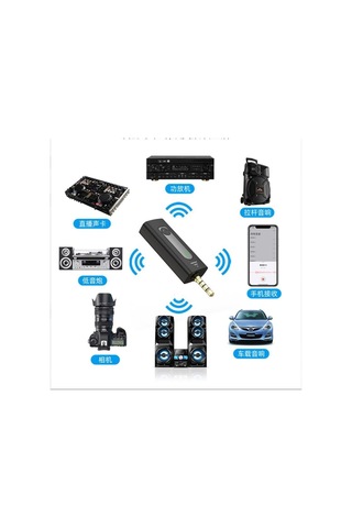 3.5mm Girişli Kablosuz Yaka Mikrofonu Wireless Aux Giriş Kamera Araç Hoparlör Telefon