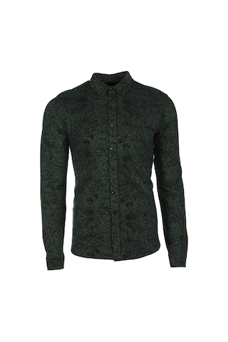 Arma Erkek Şal Desenli Gömlek K8gko1051 Yeşil