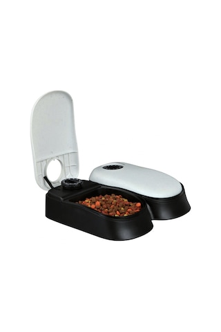 Trixie TX2 İki Öğünlük Zaman Ayarlı Otomatik Kedi Mama Kabı 2 x 300 ML