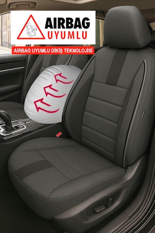Oniks Tay Tüyü Oto Koltuk Kılıfı Fiat Egea-linea-punto-albea-marea-tipo-uno Uyumlu Füme