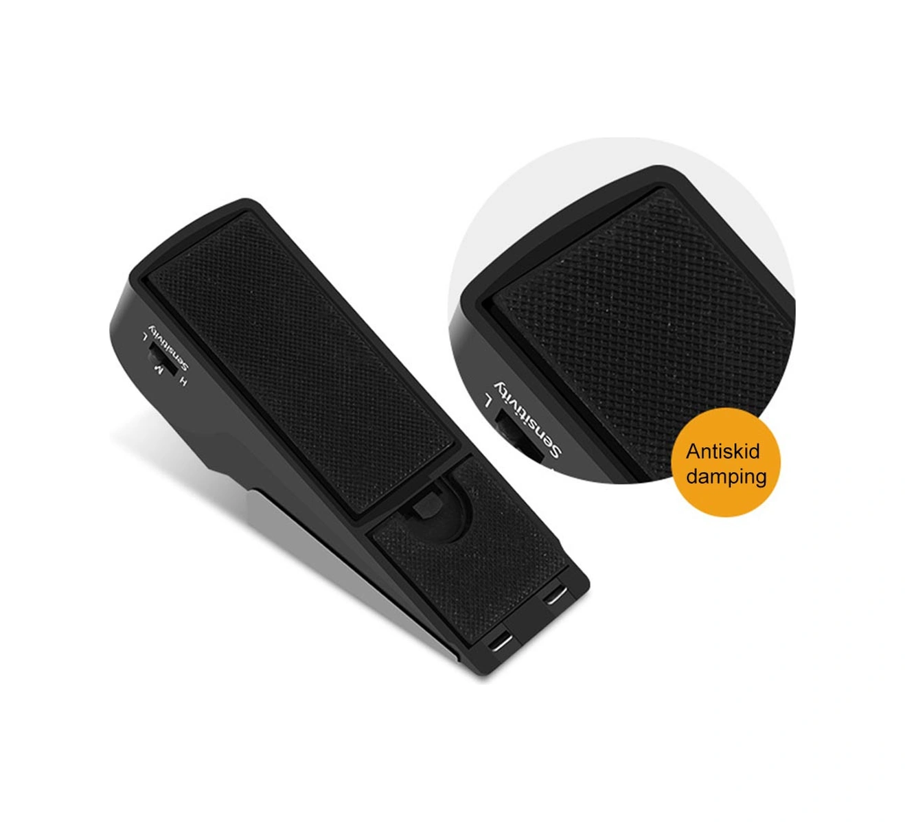 Padalink Ev Otel Ofis Güvenlik Alarmı: 120db Titreşim Sensörlü, Paslanmaz Çelik, Taşınabilir Kapı Tıkacı