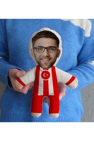 Bk Gift Hediye Kutusunda Kişiye Özel Fotoğraflı Ay-yıldız Formalı Bebek Yastık-2, Arkadaşa Hediye, Sevgiliye Hediye, Doğum Günü Hediyesi