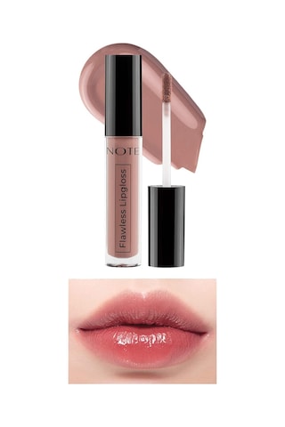 Note Cosmetics Flawless Lipgloss Nemlendirici Etkili Parlak Ruj 04 Smell Of Coffee - Nude