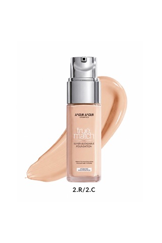 True Match Nemlendirici Likit Fondöten 30 Ml Hyaluronik Asitli, 24 Saat Kalıcı & Terlemeye Dayanıklı Doğal Bitiş 2R2C Rose Vanilla