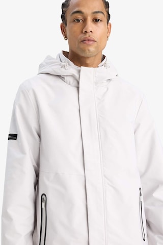 Defacto Defactofit Su İtici Regular Fit Kapüşonlu Fermuarlı Yağmurluk C6047ax25augr522 Gri