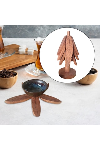 Homyl Yılbaşı Ağacı Bardak Altlıkları Sıcak Yemekler 3 Parça Set Diğer