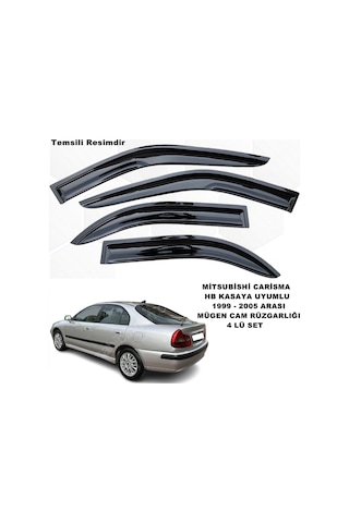 Mitsubishi Carisma HB Mügen Cam Rüzgarlığı 1999-2005 Arası 4 Lü