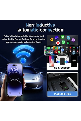 2air Mini5 Pro Carlinkit 5.0 Kablosuz Carplay Kablosuz Android Oto Kutusu 2.4g Carlinkit Mini5 Pro Carlinkit Genuine