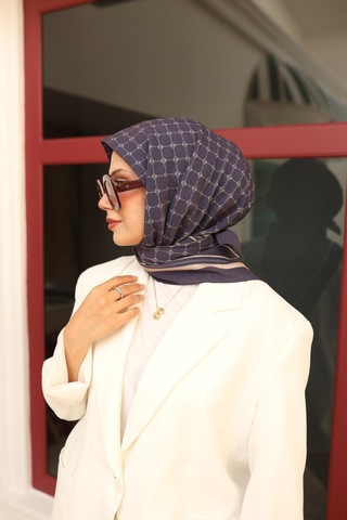 Silk Home Olinda Eşarp 48004-41 Lacivert