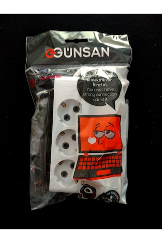 Günsan 3 Metre 3'lü Grup Priz