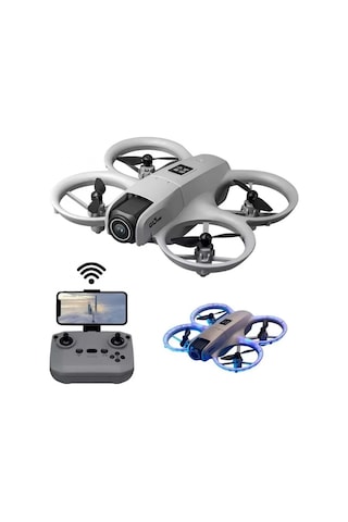 Uzaktan Kumandalı Mini Drone Hd Kamera Işıklı Tasarım