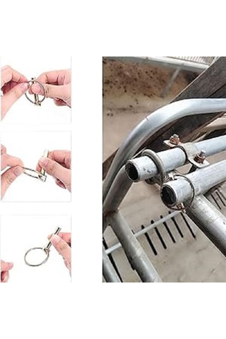 Traktör Pimi Yaylı Çelik 8 Mm Pim - 2 Adet