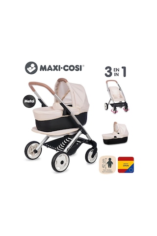 Smoby Maxi-cosi&quinny 3'ü 1 Arada Oyuncak Bebek Arabası - Bej 253122