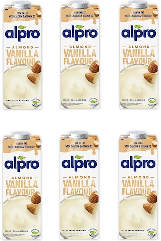 Alpro Vanilya Badem İçeceği 1 Lt X 6 Adet