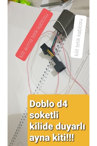 Doblo D4 Soketli Kilide Duyarlı Ayna Katlama Kiti