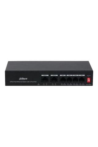 Dahua 6port 36w 4port Poe Pfs3006-4et-36 10/100 2x-uplınk Yönetilemez Switch-210737