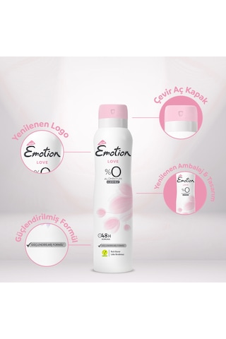 Emotion Love Kadın Deodorant 6 x 150 ML